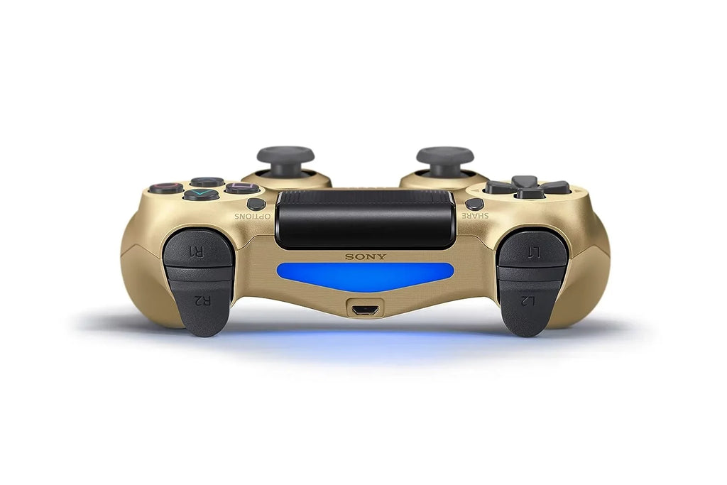 DualShock Bundle Gold Like AXTION Wireless - Earbuds BOLT New - 4 With Controller PlayStation