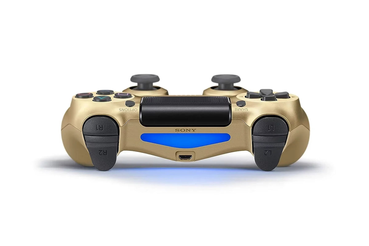 DualShock Bundle Gold Like AXTION Wireless - Earbuds BOLT New - 4 With Controller PlayStation