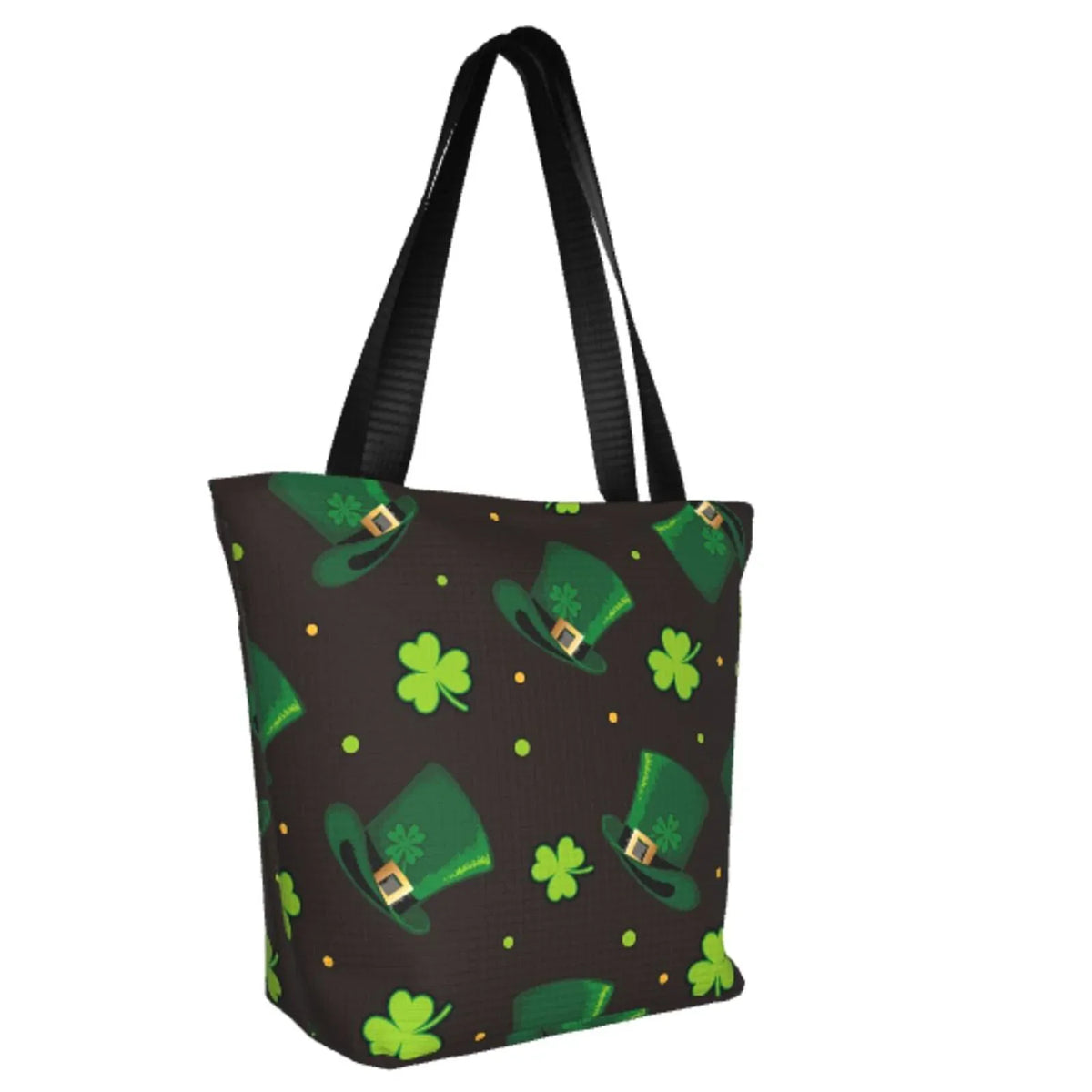 Handbag Canvas for Zip, Groceries, Shoulder Day8 Bag Shopping with Bag, Suitable Stylish Fitness St. Office, Patrick's Buying Tote Easygdp
