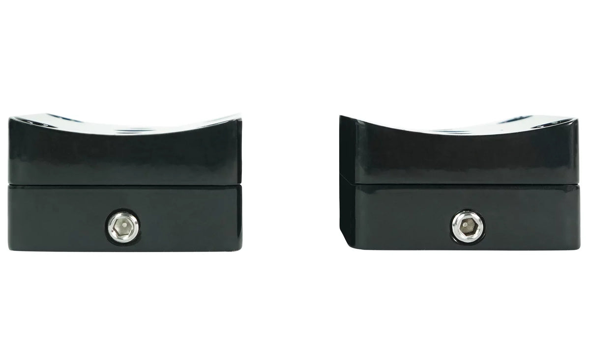 Mount Surface Rockville 5.25" Speaker 2) Black Swivel 360° Aluminum MAC525B Pods