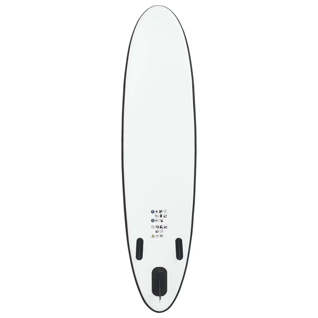 and ametoys Inflatable Board Paddle Set White Black