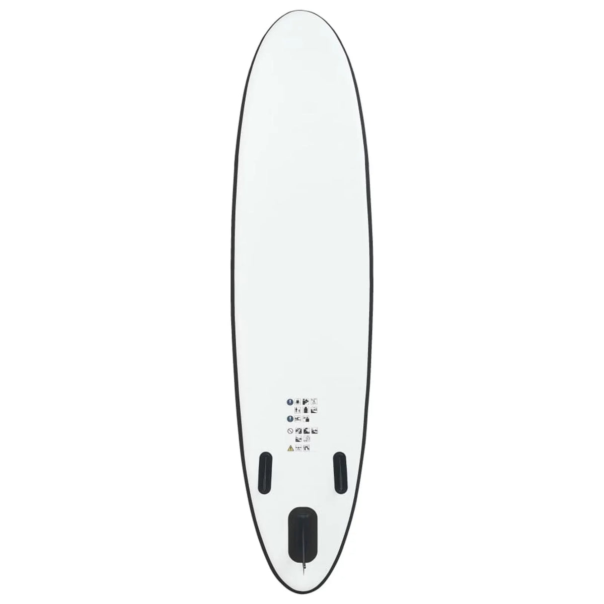 and ametoys Inflatable Board Paddle Set White Black