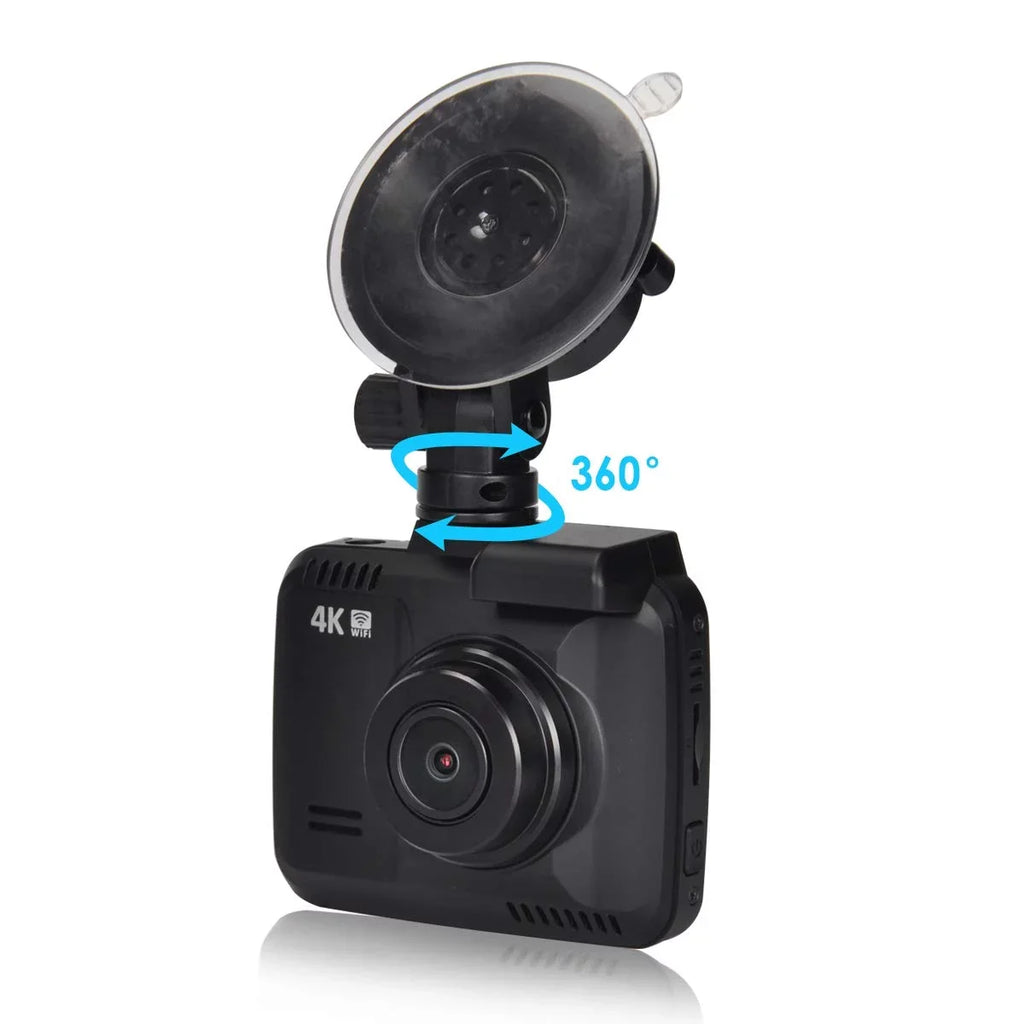 App Cam, G-Sensor, Record, Loop 2160P Motion WDR, Novatek Cam Car Dashboard Iseebiz Detect, Chip, 24FPS View, Parking Dash Wide Mode Built-in GPS, WiFi 150° Driving Angle, Recorder
