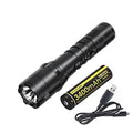 P20 - Combo: Flashlight V2 XP-L2 Tactical Lumens LED Battery 1100 V6 w/NL1834R Cord Eco-Sensa +Free - Nitecore CREE USB
