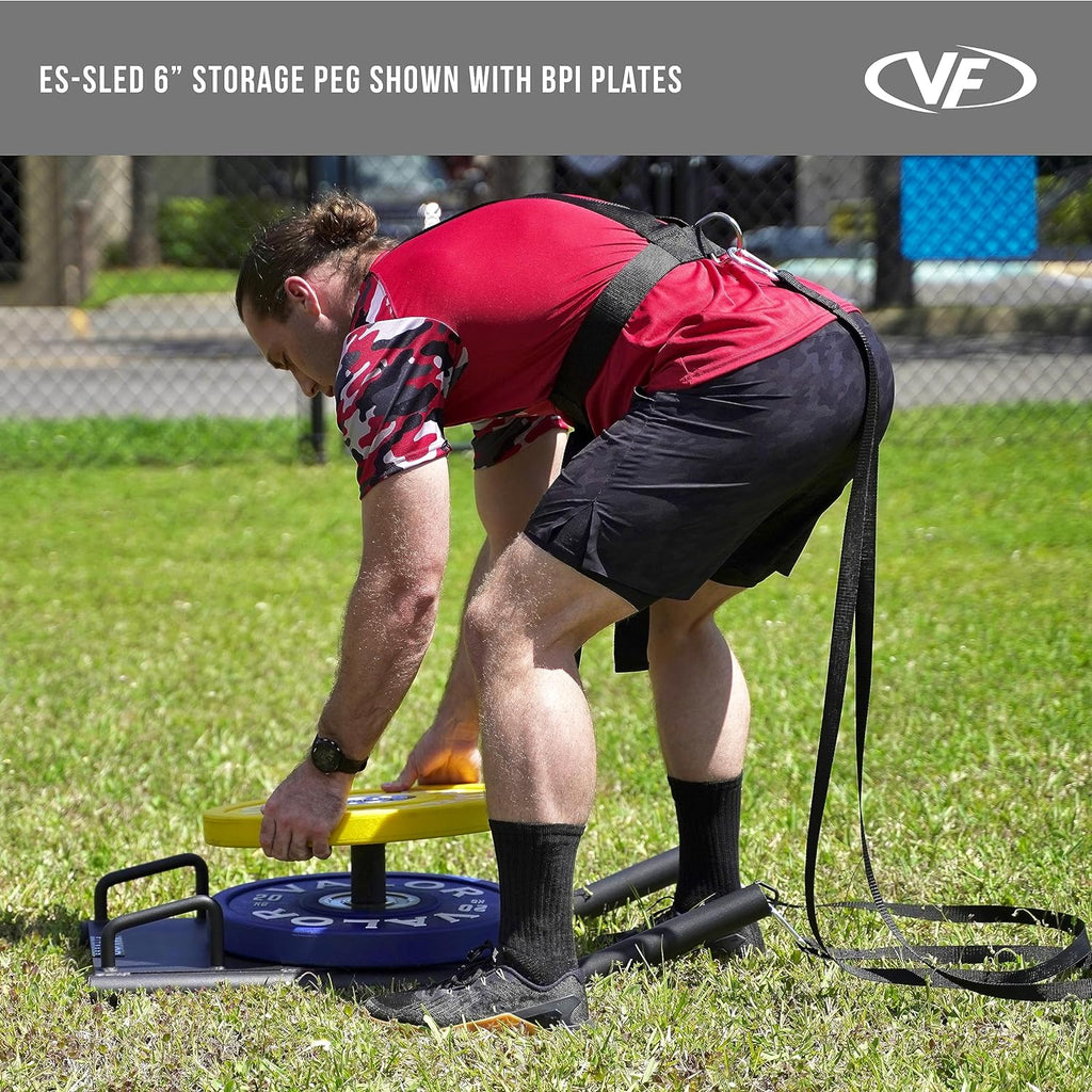 (Push, Straps Sled Sled) Fitness ES-SLED and Pull, with Agility Harness & Drag Valor