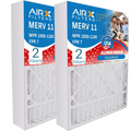 FILTERS CLEAN & to with 2 AIR. Filter 1000, AIRX Pack Compatible MERV Filter FPR X0585 11 by 20x20x5 Lennox WICKED Comparable MPR Air Air MPR 1200 7