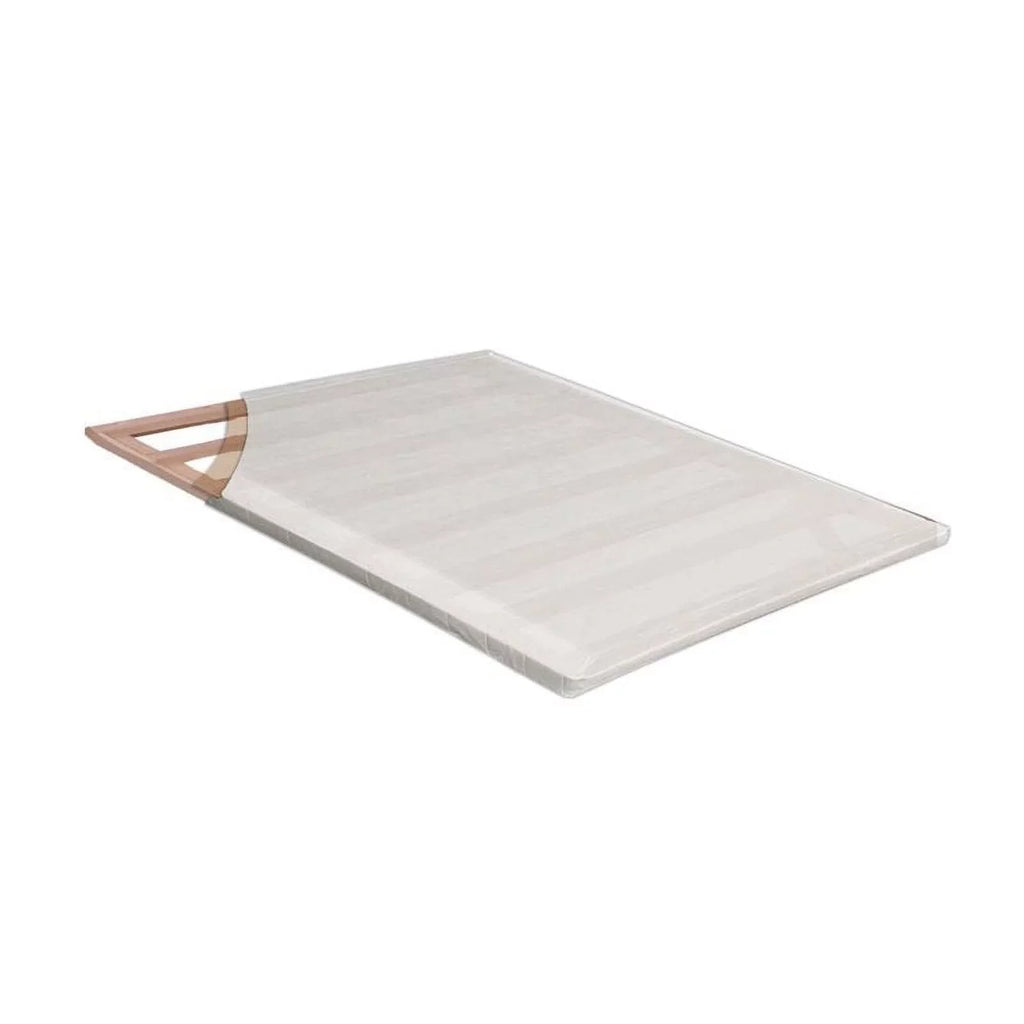 Transitional Bowery Hill King Bunkie White in Fabric 2" Board