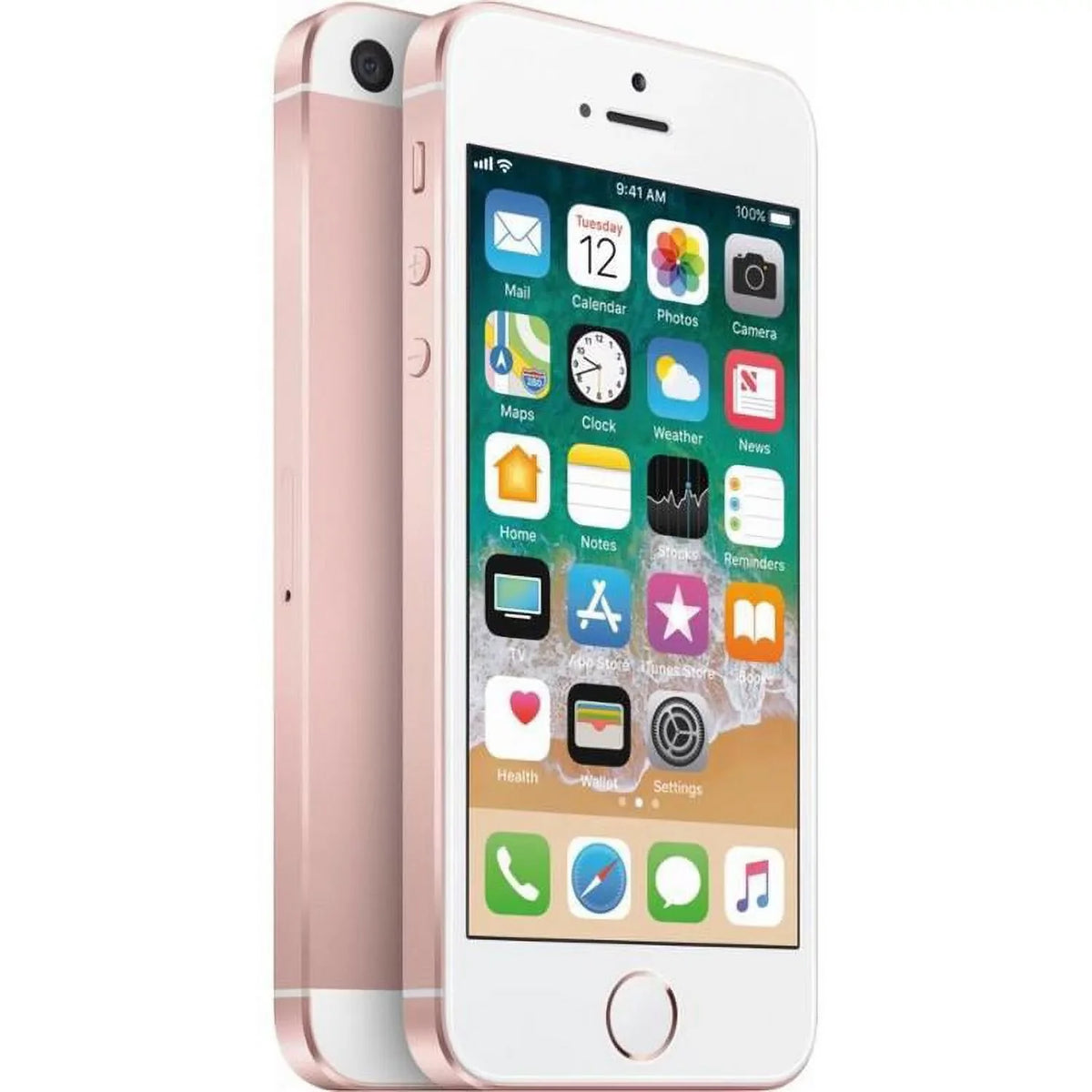 Rose Unlocked Gold Apple (Refurbished) SE 16GB, Restored iPhone GSM -