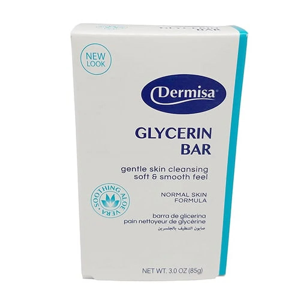 4 Pack 85 Soap. of Refreshing 3 For Dermisa Facial G. / oz Glycerin Fragrance. Care. Bar