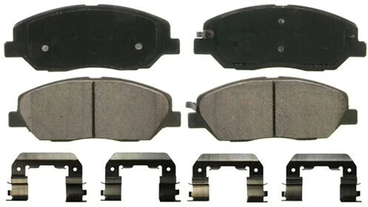 Brake 2009 Brakes Front Detroit for 2007 - Replacement Santa Pads Hyundai Brake and Axle 2008 Pads Fe Ceramic Rear w/Hardware