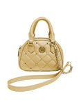 Badgley Metallic Crossbody Gold Dome Bag Mischka