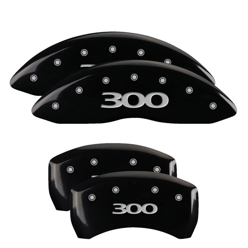 Caliper 4 Front Fits select: 2013 silver MGP 300C CHRYSLER & Covers CHRYSLER 300 300, ch Engraved Black finish Rear 2012 LIMITED