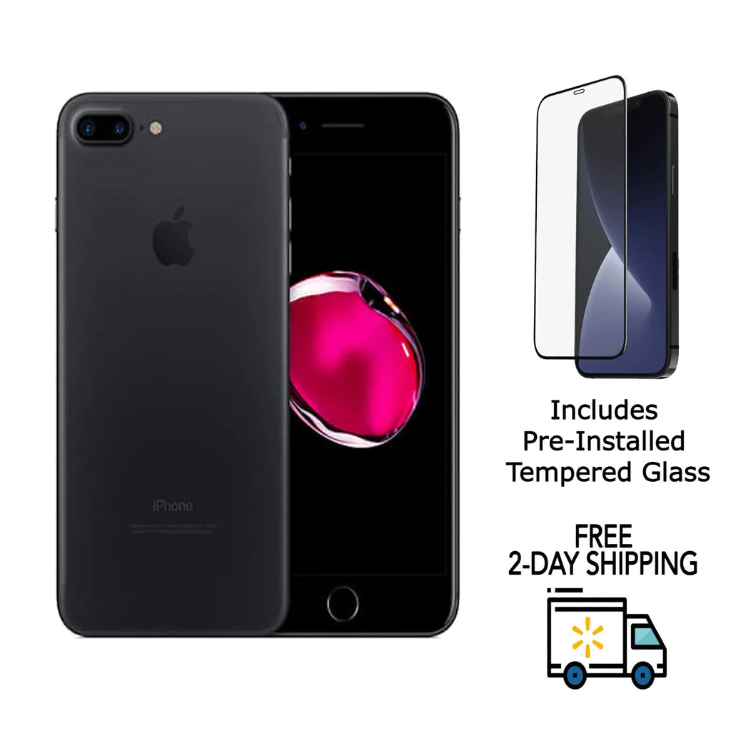 iPhone (Refurbished) Apple Pre-Installed Matte Tempered w/ Plus Black Restored (Fully 32GB Unlocked) Glass A1661 7