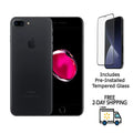 iPhone (Refurbished) Apple Pre-Installed Matte Tempered w/ Plus Black Restored (Fully 32GB Unlocked) Glass A1661 7