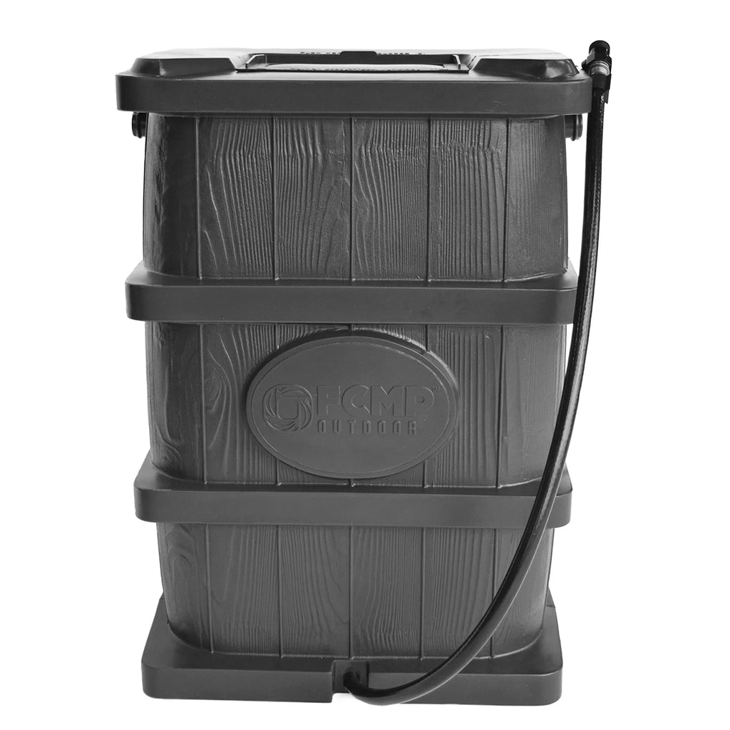 Rain Wood Home FCMP Grain Outdoor Barrel Outdoor Catcher WG4000-GRY Water