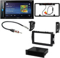 Pioneer Multimedia for Din - Aspen Installation Double Bundle Radio Camera, Bluetooth with Kit / w/OEM KIT2128 DVD Car DVD Dash Touchscreen Chrysler - Nav Stereo 2007 Backup and Kit