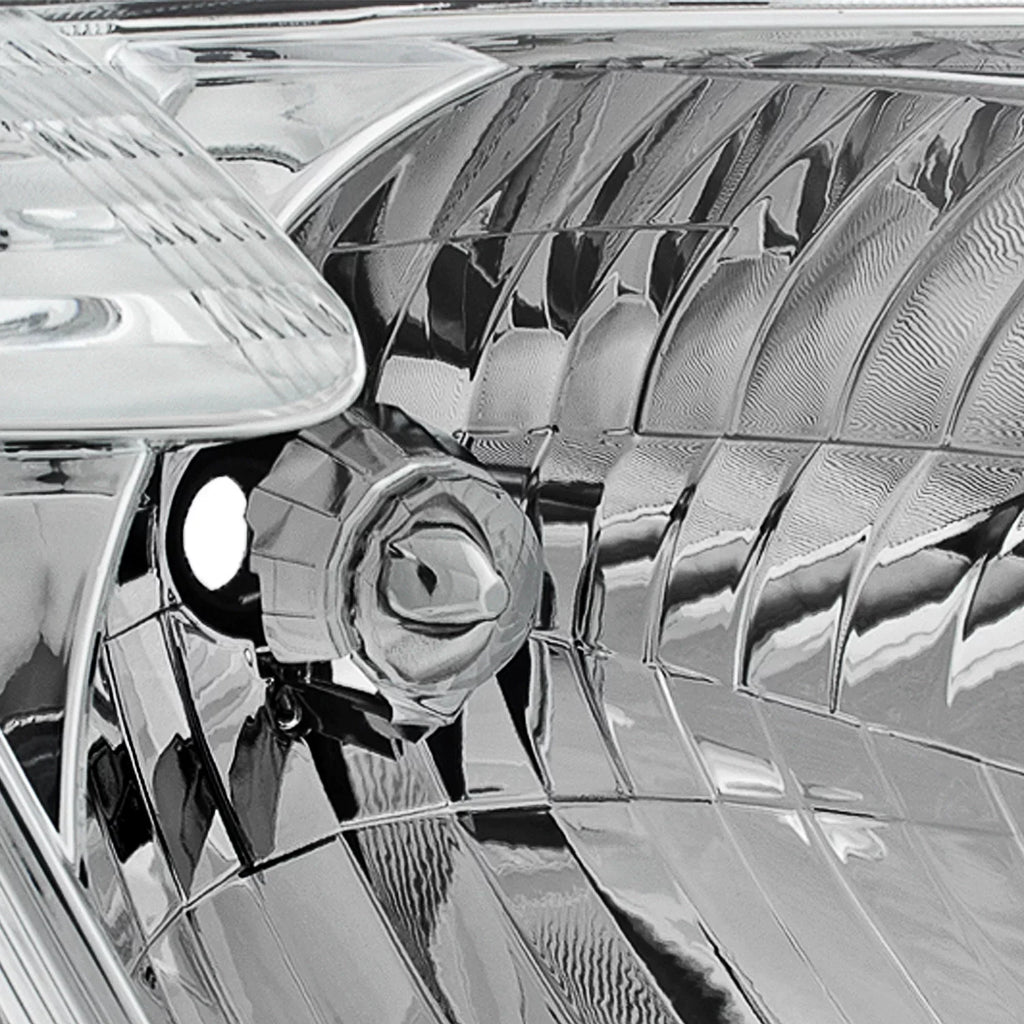 Left+Right Fits Chrome Replacement - [Halogen 2008 highlander Pair Type] 2009 AKKON Toyota Headlights 2010