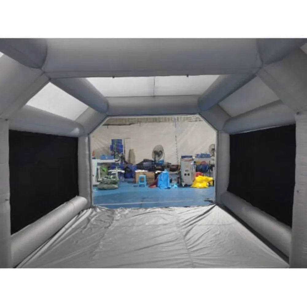 Paint Spray Car Filter Portable Tent Air Booth 28x15x10FT Inflatable Cabin