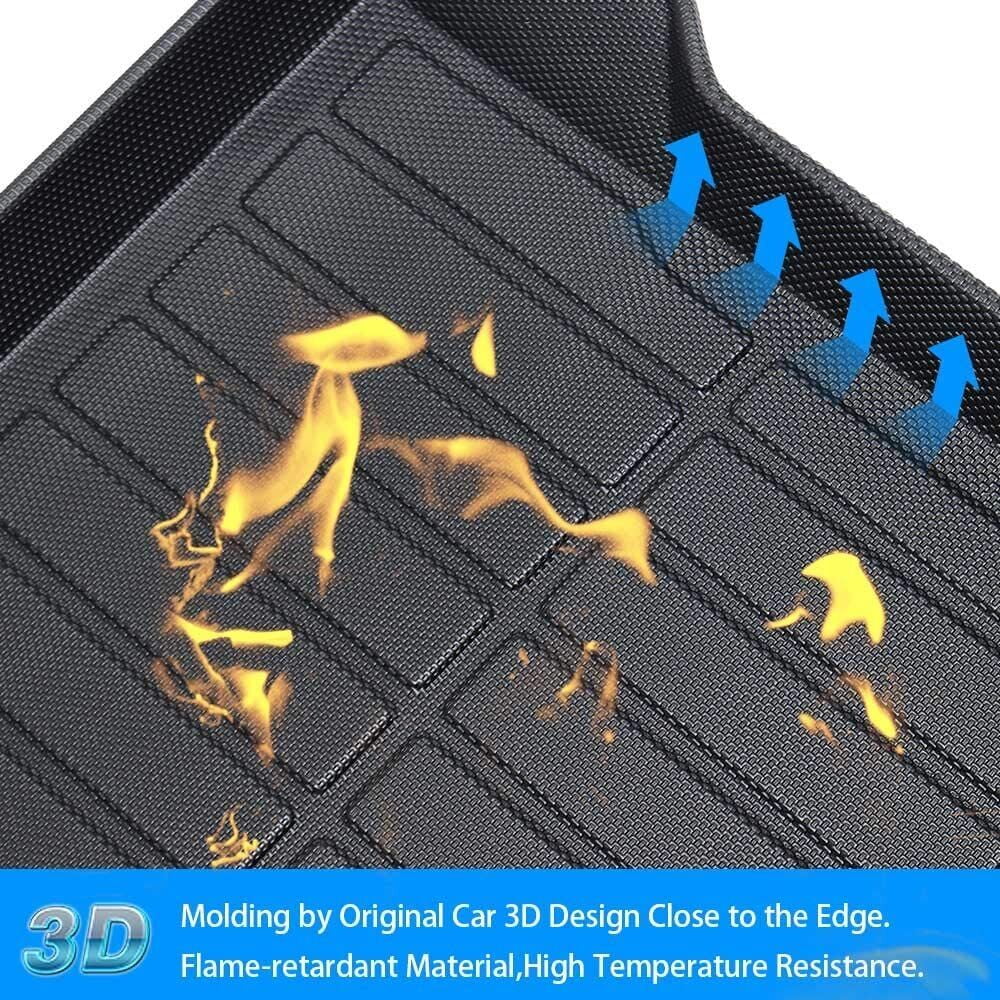 2019-2023 Waterproof Custom for Cherokee TPO Carpets Trunk Liner Jeep Mats Cargo