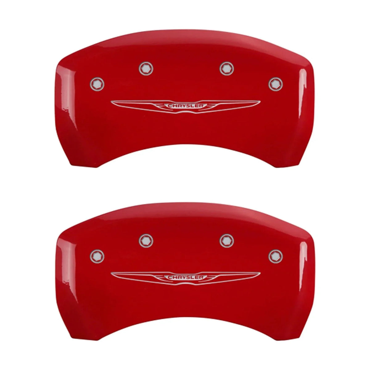 CHRYSLER 300C LIMITED 2/Chrysler Front silver ch Rear Covers Red 300, Wing Engraved 2012 4 MGP select: CHRYSLER Fits Caliper finish Style & 2013