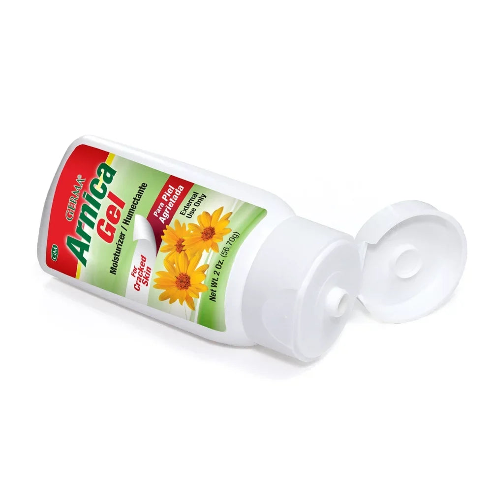 Analgesic. Germa Moisturizer Pack / Arthitis. 6 Topical for Natural Pain Arnica Skin. Cracked Ache of Gel. Relief Bruises and for 2 oz.