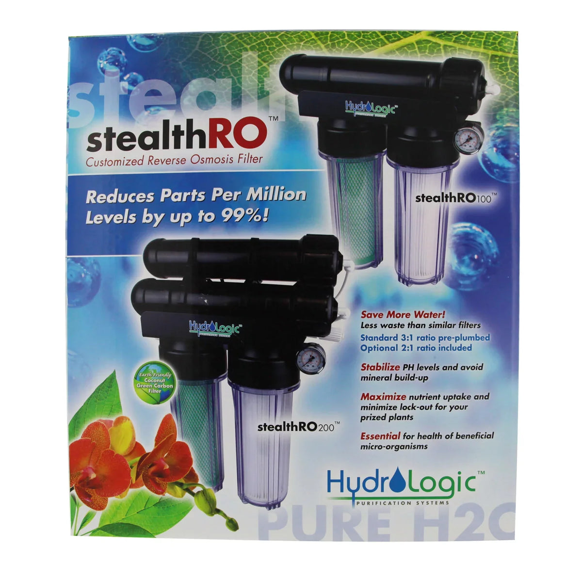 Stealth Filter 31035 Osmosis Reverse 100GPD HydroLogic System