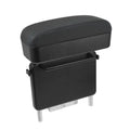 Box Seat PU Leather Organizer Car Gap Box with Armrest Armrest Armrest Adjustable Line Black Center Storage Black
