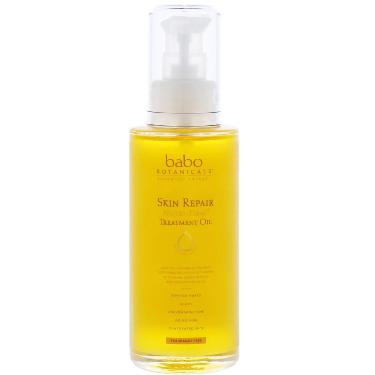 Stretch Mark Botanicals Free, Treatment Oil for Firm Babo Skin, Repair 3.4 Fragrance Skin Oz Sensitive Nutri