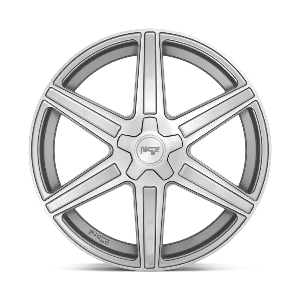 M241 Anthracite 71.5Cb 20X10.5 40Et Wheel And 5X112 Clear Brushed Tinted Niche Carina