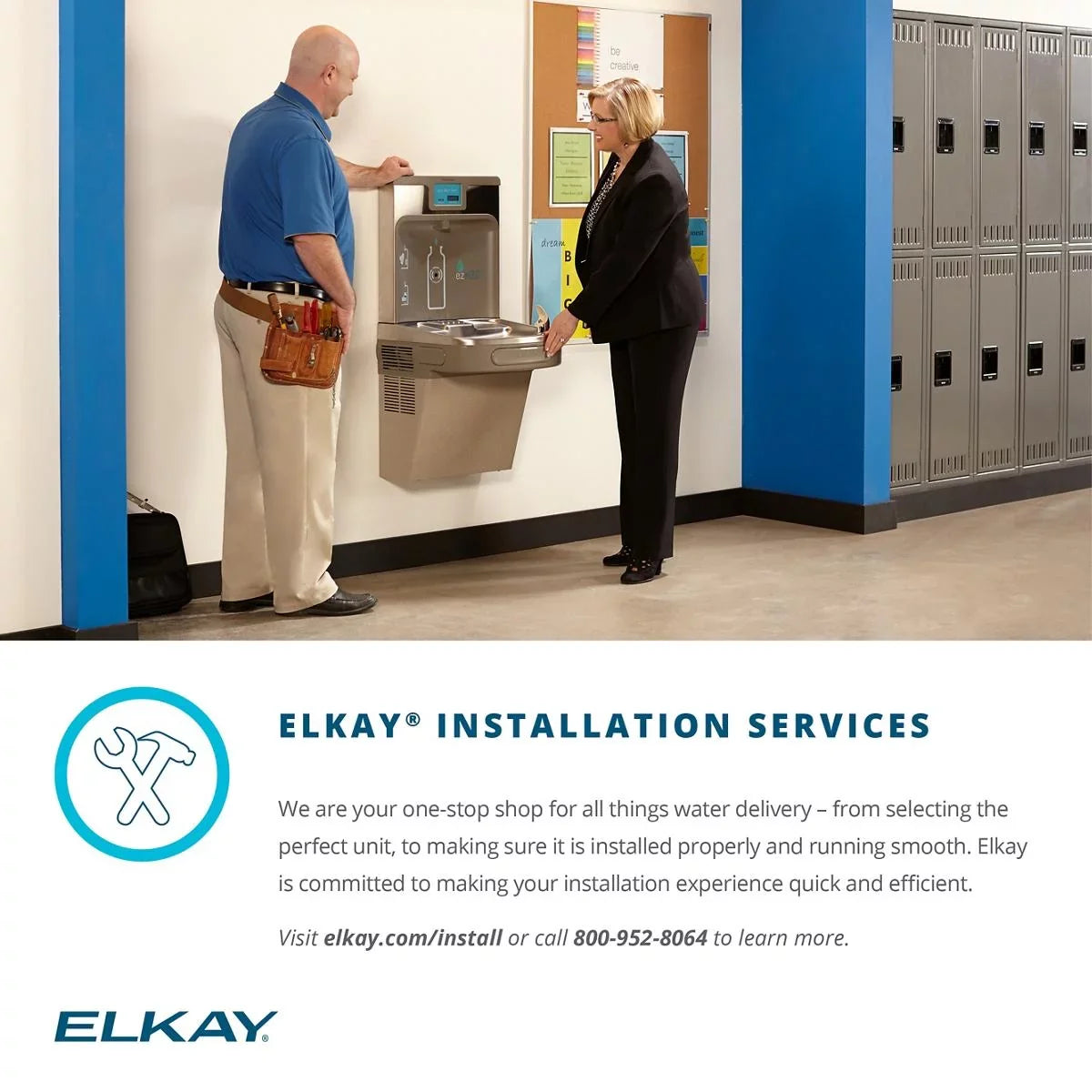 Filling Fountain Bottle Replacement Bi Elkay + Station Filter & EZH20 Level