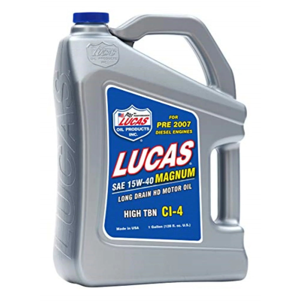 Lucas Duty 128oz. 10076 15-40 Oil TBN Heavy Truck Oil High Motor