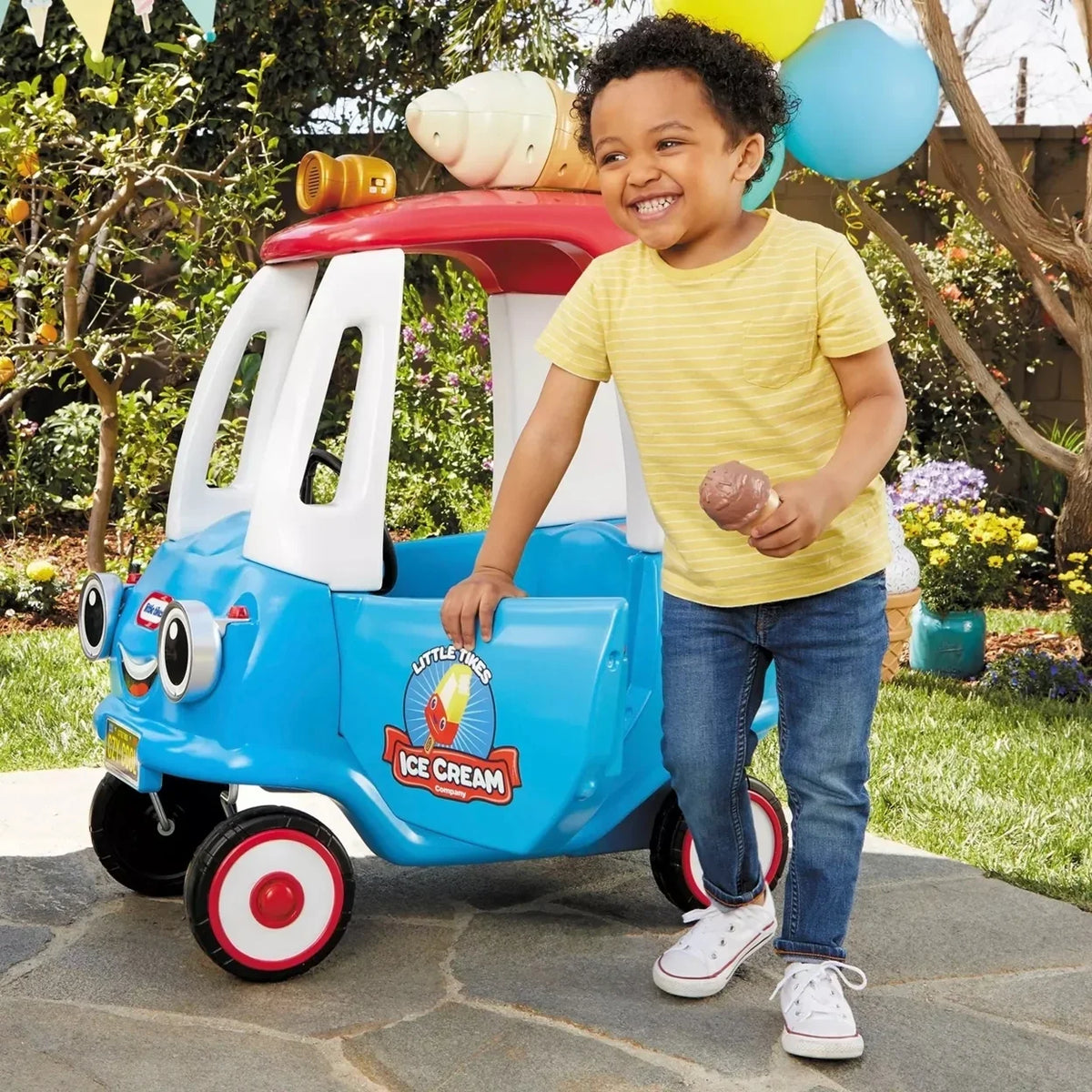 Cozy Toddler Tikes Girls Months - Boys Little to Years Ages 5 18 Foot-To-Floor Car Coupe For Cream Old Ice Ride-on Truck Kids
