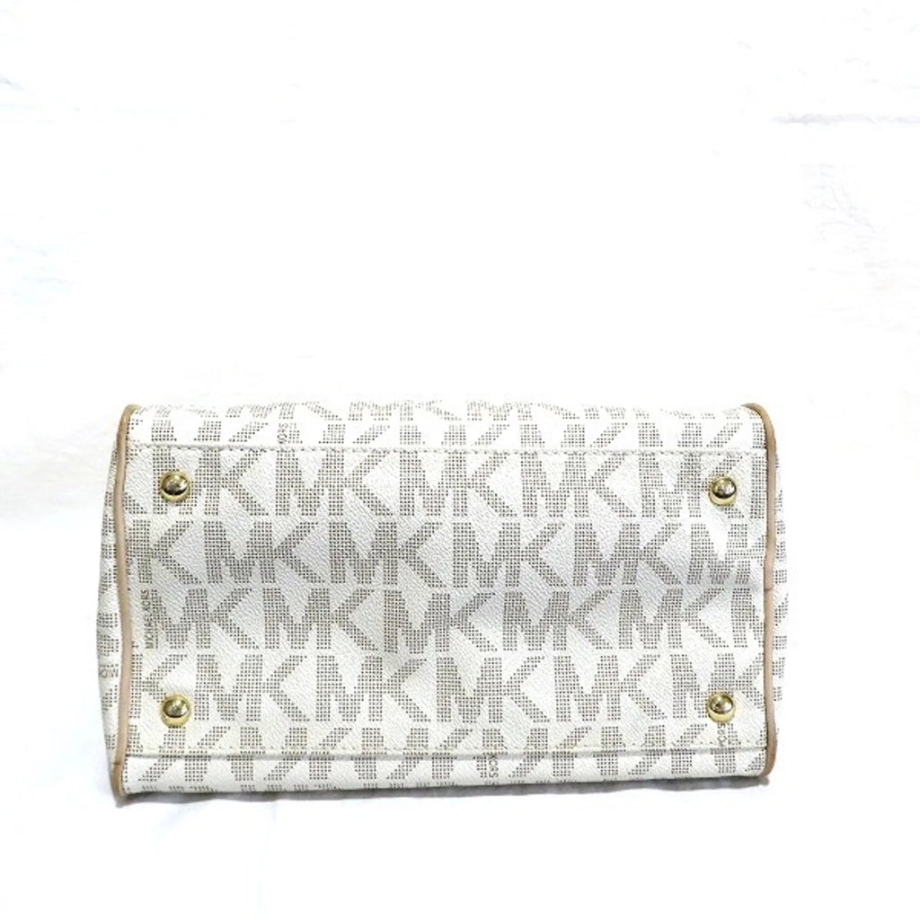 Signature Boston 2WAY Kors (Good) Bag Satchel MK Small Michael Shoulder Women Pre-Owned