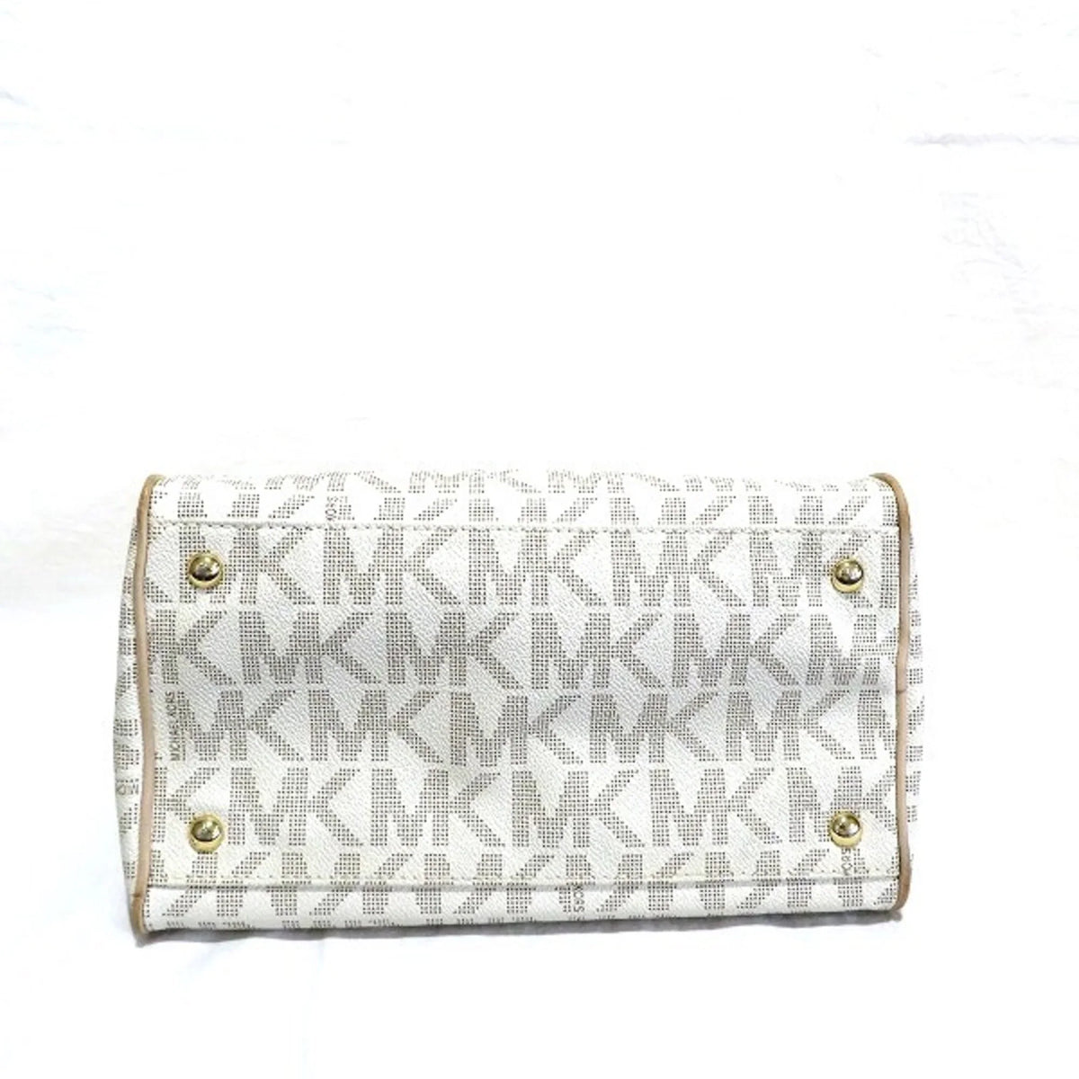 Signature Boston 2WAY Kors (Good) Bag Satchel MK Small Michael Shoulder Women Pre-Owned