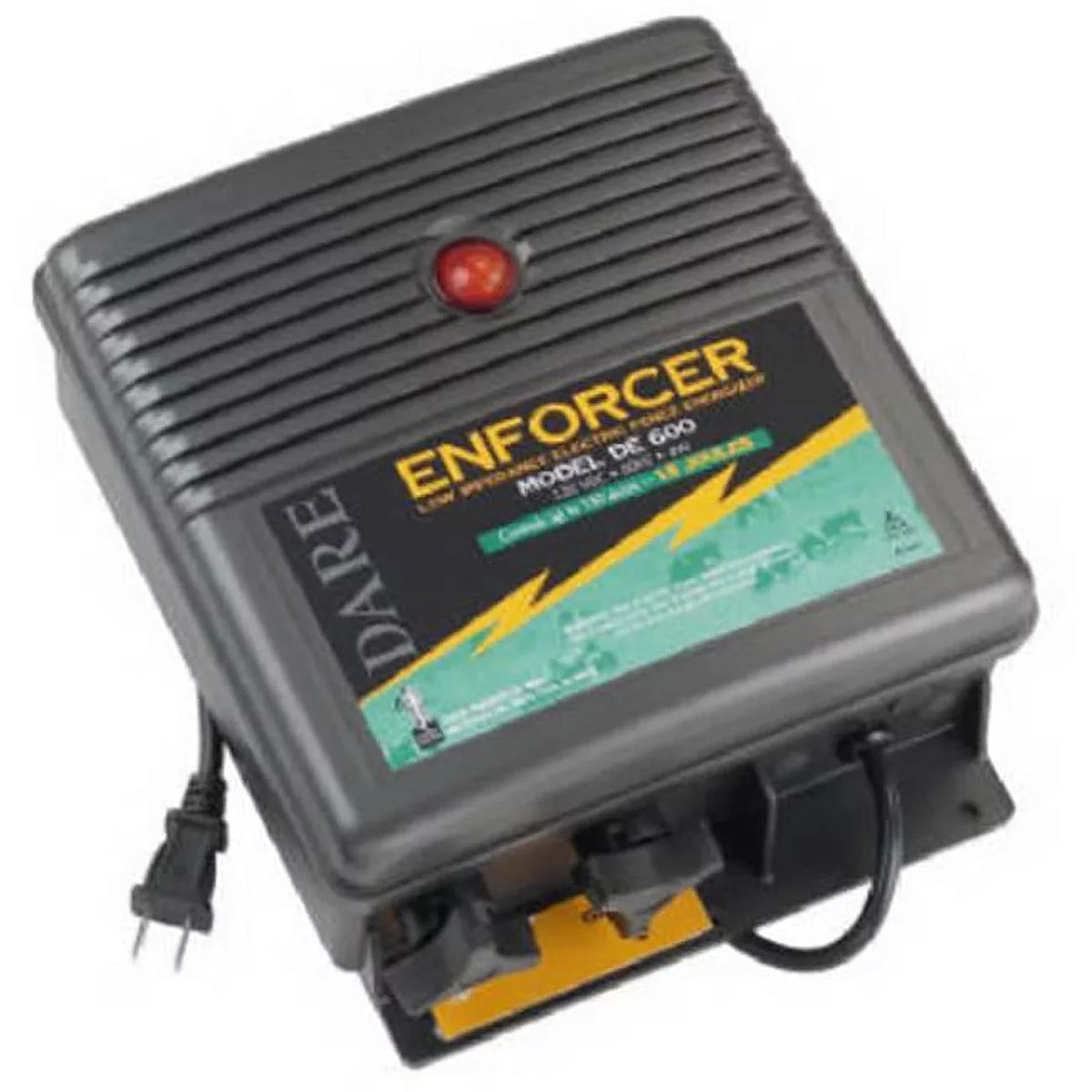 Joule Energizer- Plug Dare Volts 110 Fence - 1.5 Low Impedance Products 600 Output In DE
