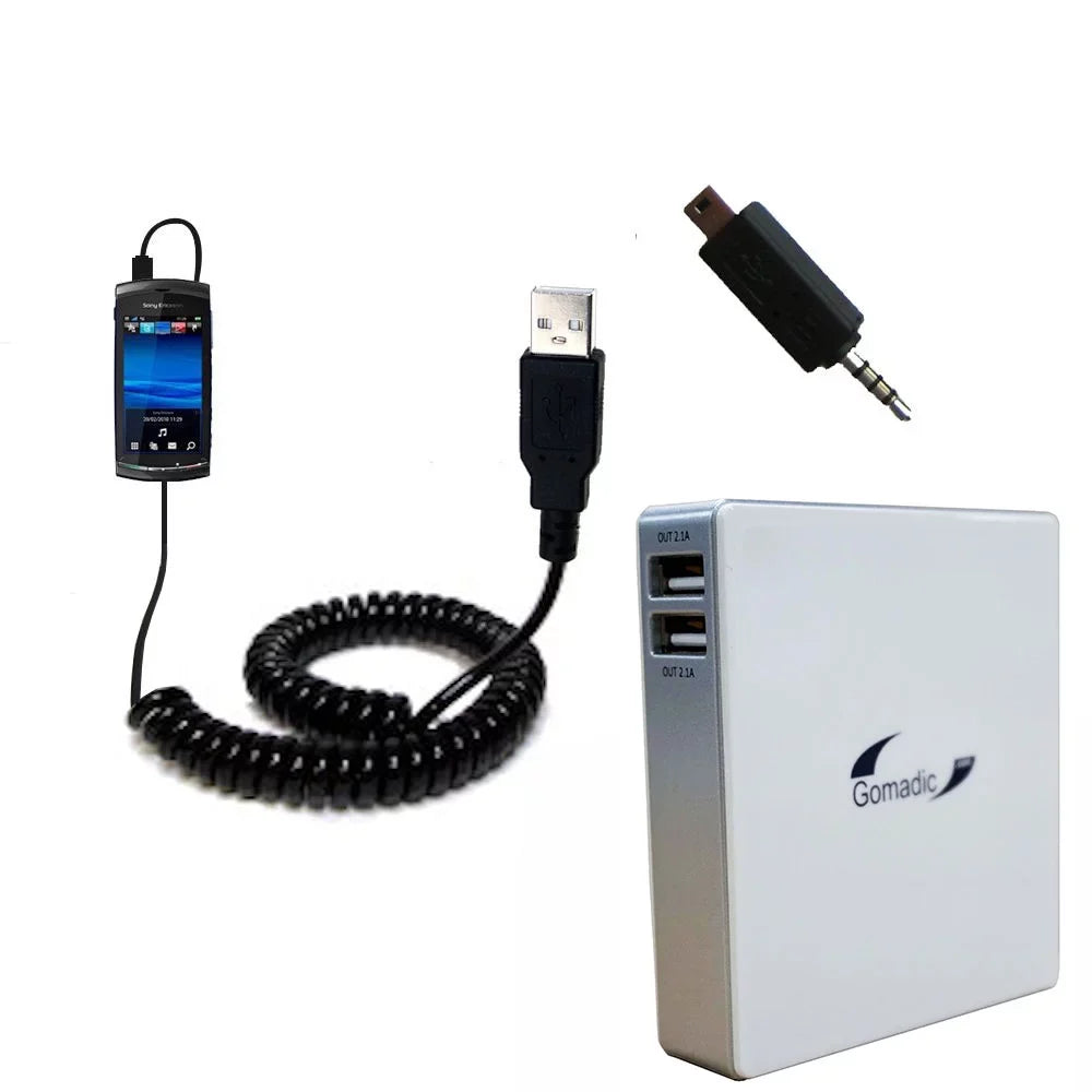 suitable Vivaz Ericsson Capacity External Rechargeable High Charger Portable Technology the - Battery 2 with Sony Gomadic for Pack TipExchange