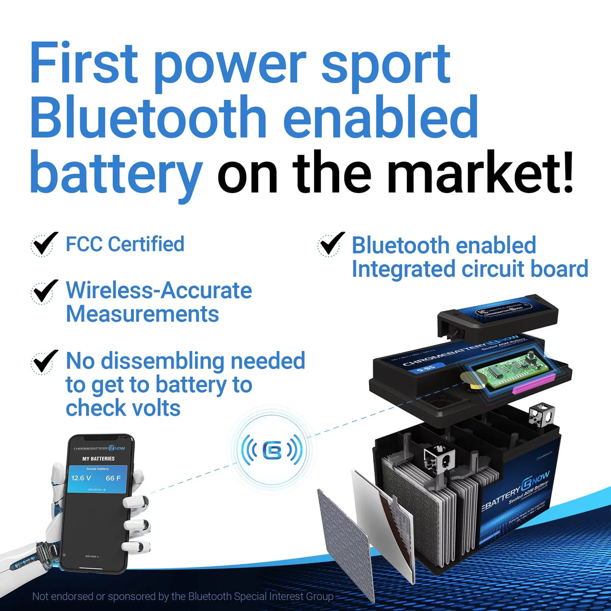 (2014 Intelligent Volt,18 Smartphone Connectivity - Battery Now 12 Cca) Battery (sea-doo) Watercraft Brp - Spark Chrome Ytx20hl-bs Years (20hl-bs 270 Ah, AGM Wireless 2021) Personal 900 for