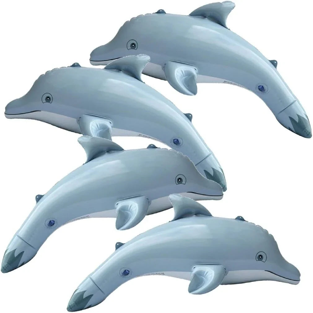 Play/Bath Dolphin Toy Inflatable 4-Pack Creations Jet