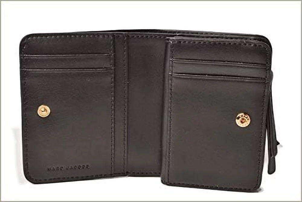 Marc Mini City Empire Leather Women's Black M0014215 Wallet Compact Jacobs Leather