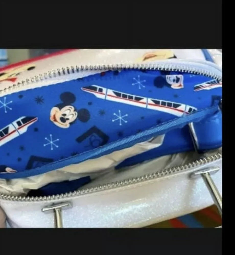 Anniversary Bag Loungefly Monorail Celebration 50th Contemporary Disney Resort Crossbody