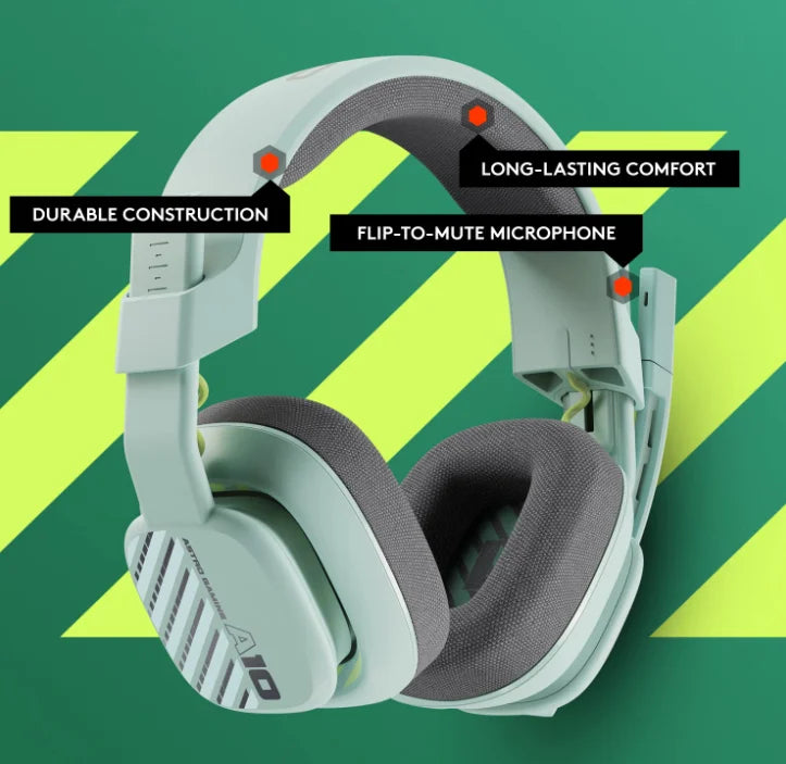 Headset PC, Logitech (Refurbished) New) (Mint) Gen Wired (Like 2 Xbox, A10 Mac Restored Astro for