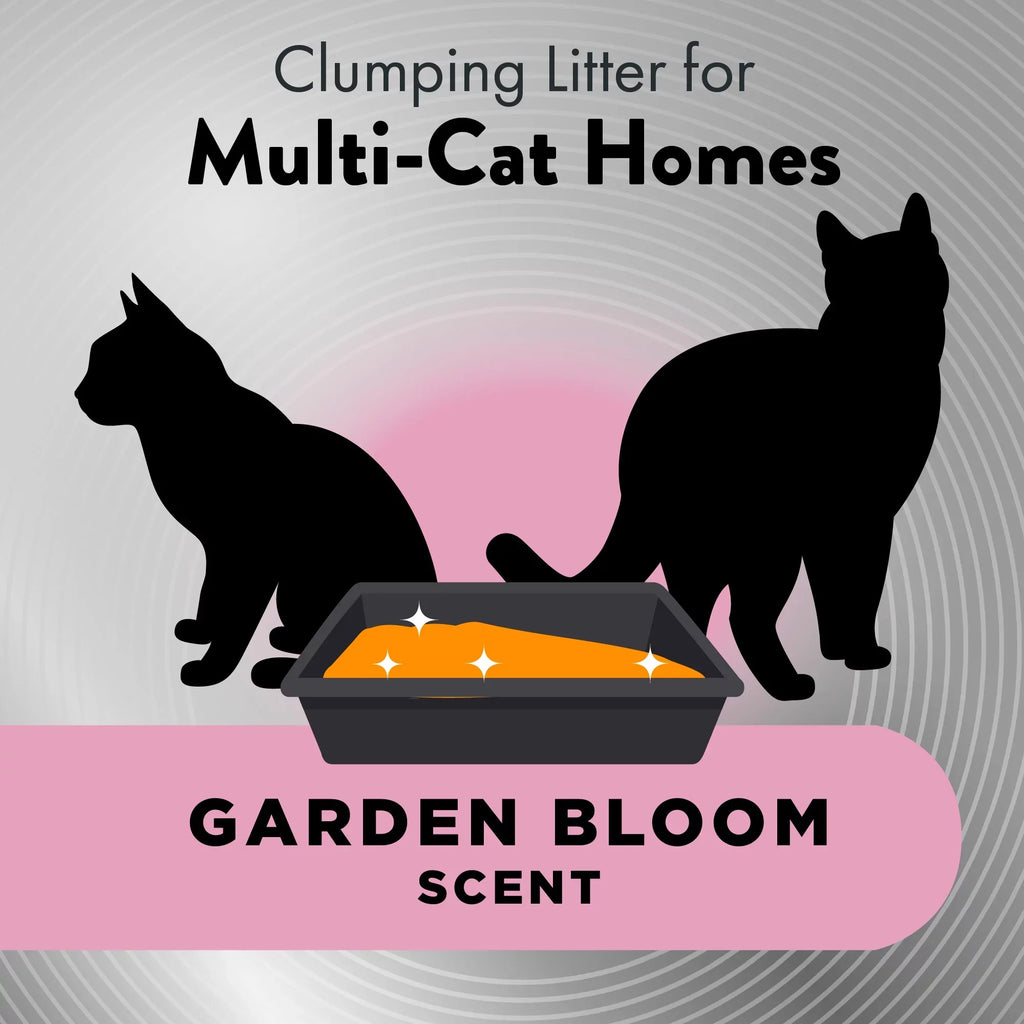 Lightweight HAMMER Bloom, Clumping lb & Hardball Cat Litter, Platinum, ARM Multi-Cat, 16.5 Garden