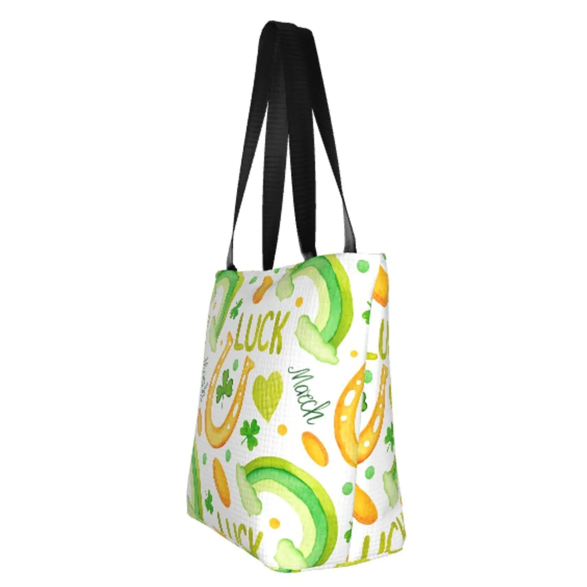 Bag Buying Fitness Zip, Bag, Easygdp Patrick's Office, for with Handbag Canvas Suitable Tote St Shoulder Day1 Groceries, Shopping Stylish