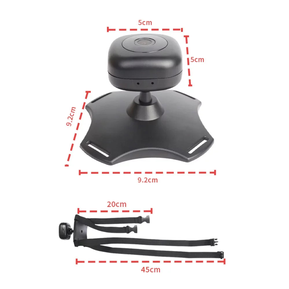 Facing Powered WiFi Camera Car Mirror Baby for Baby Monitor Monitor Camera Rear Night Car Rotation USB 360° Baby Seat Wireless Vision