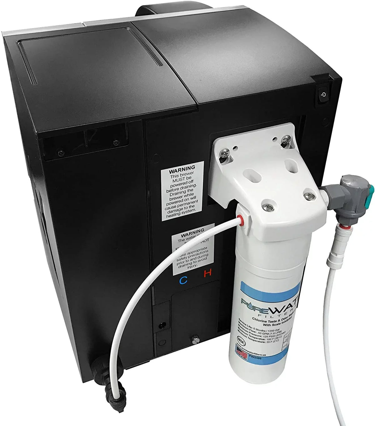 K155 B150, PureWater All-in-one K150, Kit Line Water for Filters Plumb B155, Keurig by Keurig Direct and Brewers Filter