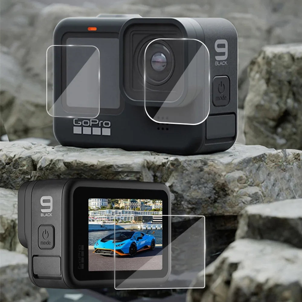 Silicone Kit, Case Camera, OWSOO Glasses, Filters, Compatible, Protective Plates Fog Waterproof Tempered for Protectors,