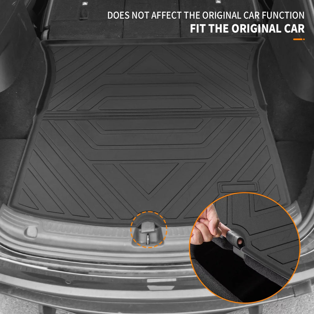2022 Mats+Floor Y Tesla (Trunk Model Cargo Liners 2020 Tesla Mats) Mats Floor Trunk 2021 Y Weather Mats All Accessories for 2023 Model Fit