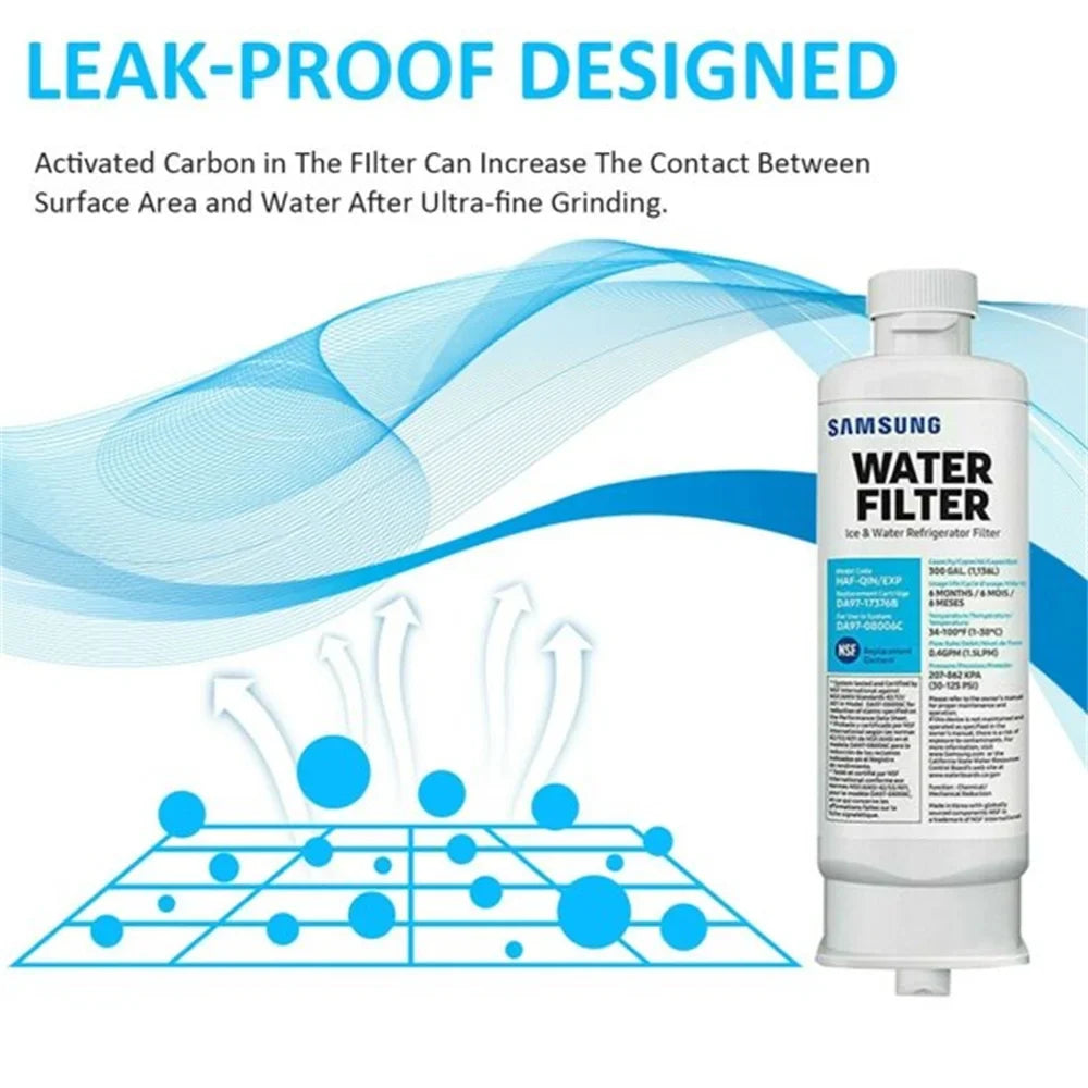 Water For Filter DA97-17376B, Refrigerator HAF-QIN/EXP, DA97-08006C, 3 Replacement Pack HAF-QIN