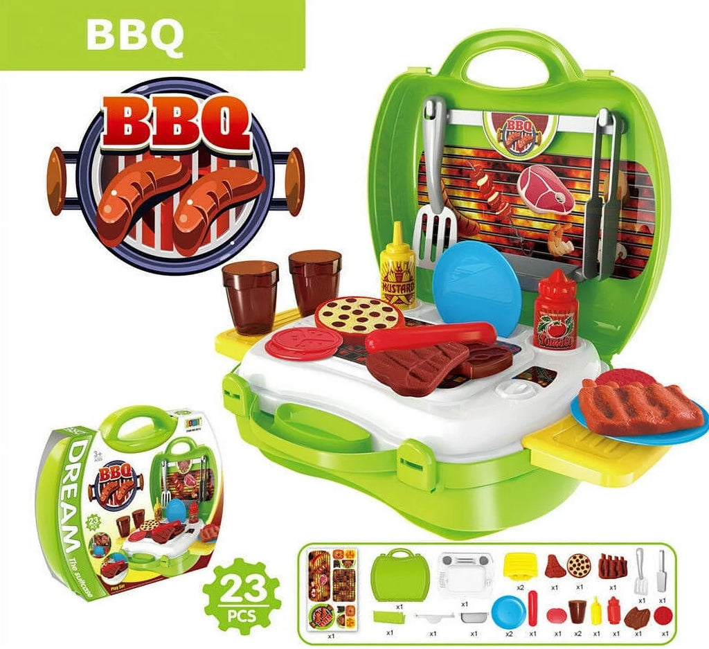 Toys Set Kid BBQ Grill For Kitchen