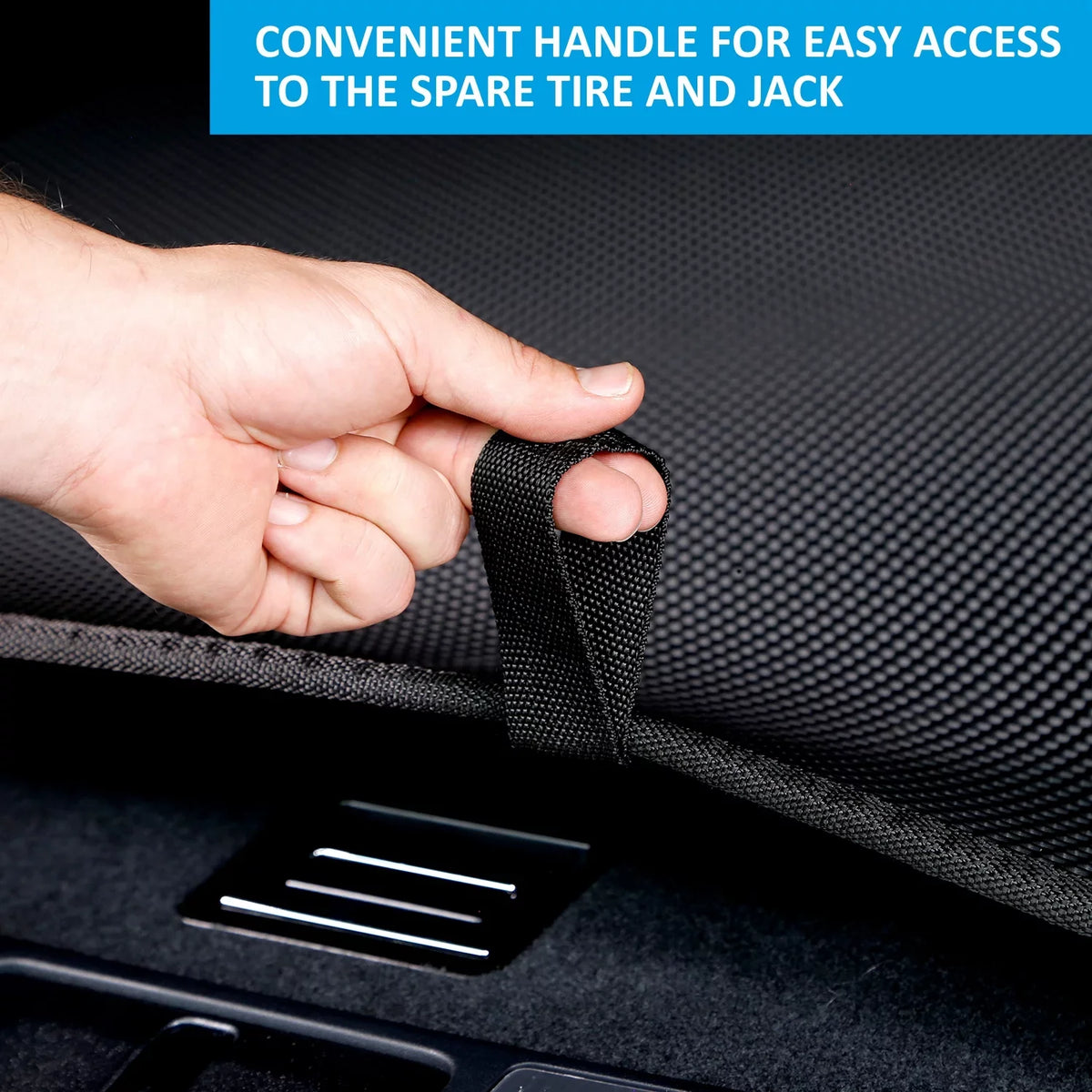 Cherokee CLIM Custom for ART Waterproof & Dirtproof Liner 2019-2023 All-Climate, Mat, Duty, Honeycomb Technology Anti-Slip Luggage Cargo with Liner, - Jeep Heavy Cargo Trunk FL01114031 - Fit